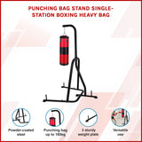 Punching Bag Stand Single-Station Boxing Heavy Bag - Side View