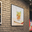 A2 LED Slim Advertising Lightbox Sign Wall-Mounted Poster Board Menu Frame