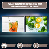 A2 LED Slim Advertising Lightbox Sign Wall-Mounted Poster Board Menu Frame - Rear View