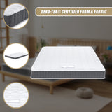 Double Memory Foam Mattress &ndash; OEKO-TEX&reg; Textile & CertiPUR-US&reg; Certified Foam - Extra Image