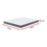 Double Memory Foam Mattress &ndash; OEKO-TEX&reg; Textile & CertiPUR-US&reg; Certified Foam
