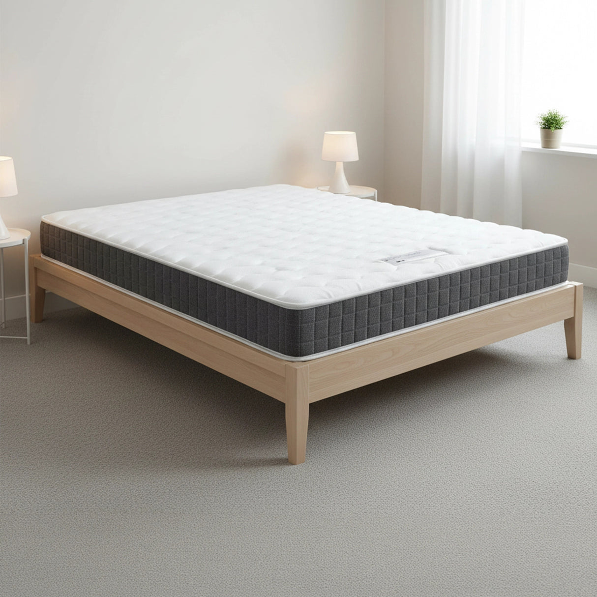 Double Memory Foam Mattress &ndash; OEKO-TEX&reg; Textile & CertiPUR-US&reg; Certified Foam