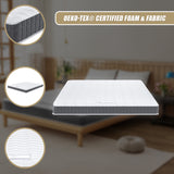 King Memory Foam Mattress &ndash; OEKO-TEX&reg; Textile & CertiPUR-US&reg; Certified Foam