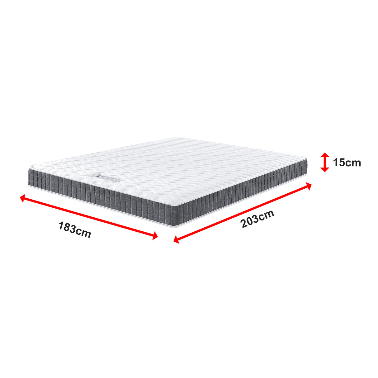 King Memory Foam Mattress &ndash; OEKO-TEX&reg; Textile & CertiPUR-US&reg; Certified Foam