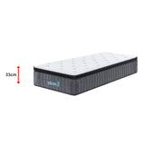 Single Euro Top Pocket Spring Mattress &ndash; Motion Isolation Comfort with CertiPUR-US&reg; Certified Foam Layers