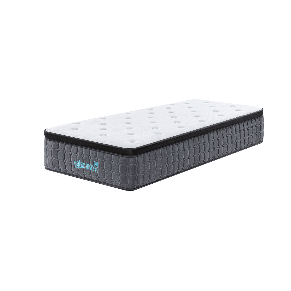 Single Euro Top Pocket Spring Mattress &ndash; Motion Isolation Comfort with CertiPUR-US&reg; Certified Foam Layers