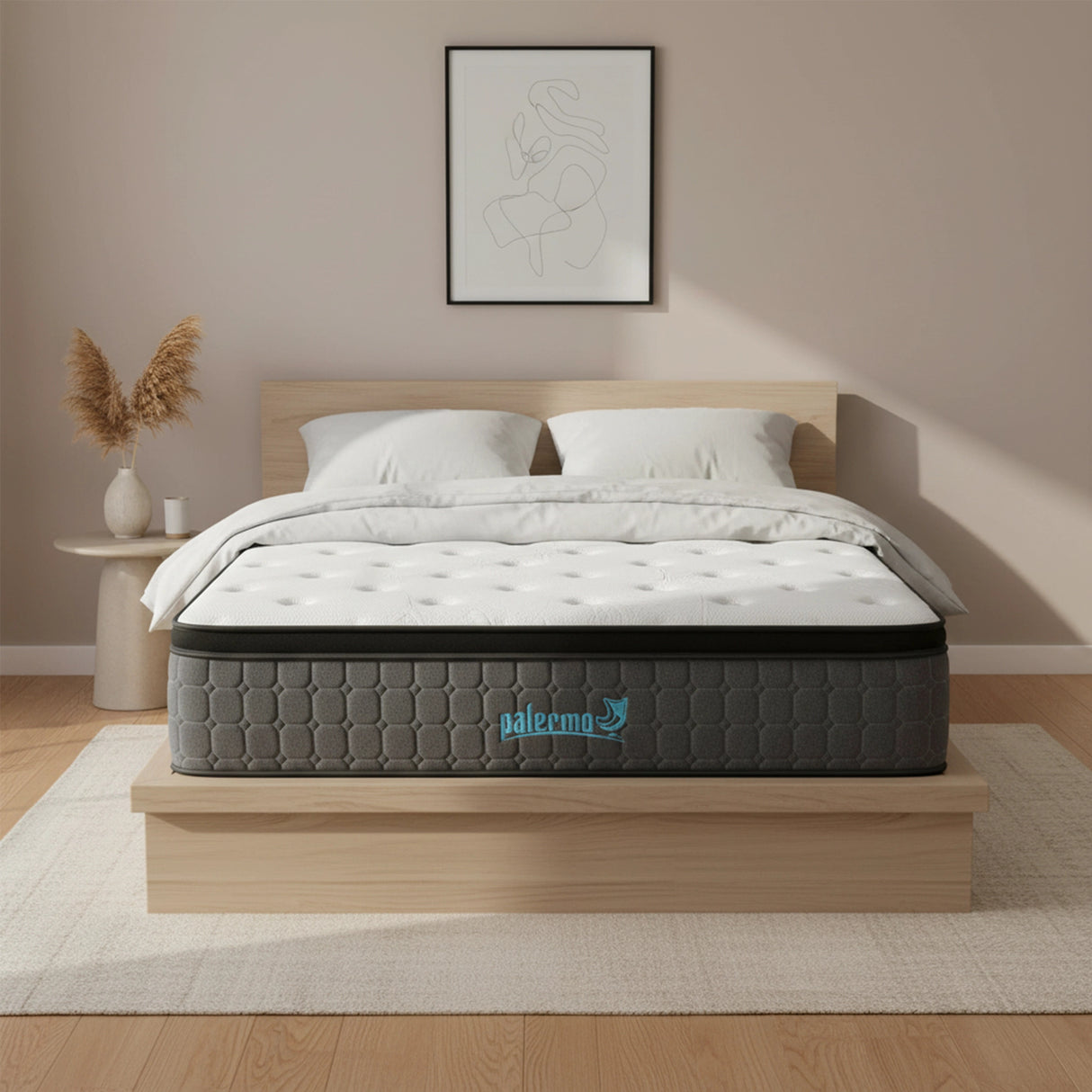 King Single Euro Top Pocket Spring Mattress &ndash; Motion Isolation Comfort with CertiPUR-US&reg; Certified Foam Layers