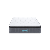 King Single Euro Top Pocket Spring Mattress &ndash; Motion Isolation Comfort with CertiPUR-US&reg; Certified Foam Layers - Low Angle