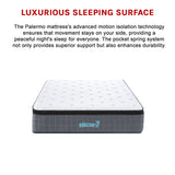 Double Euro Top Pocket Spring Mattress &ndash; Motion Isolation Comfort with CertiPUR-US&reg; Certified Foam Layers