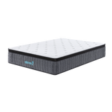 Double Euro Top Pocket Spring Mattress &ndash; Motion Isolation Comfort with CertiPUR-US&reg; Certified Foam Layers - Front View