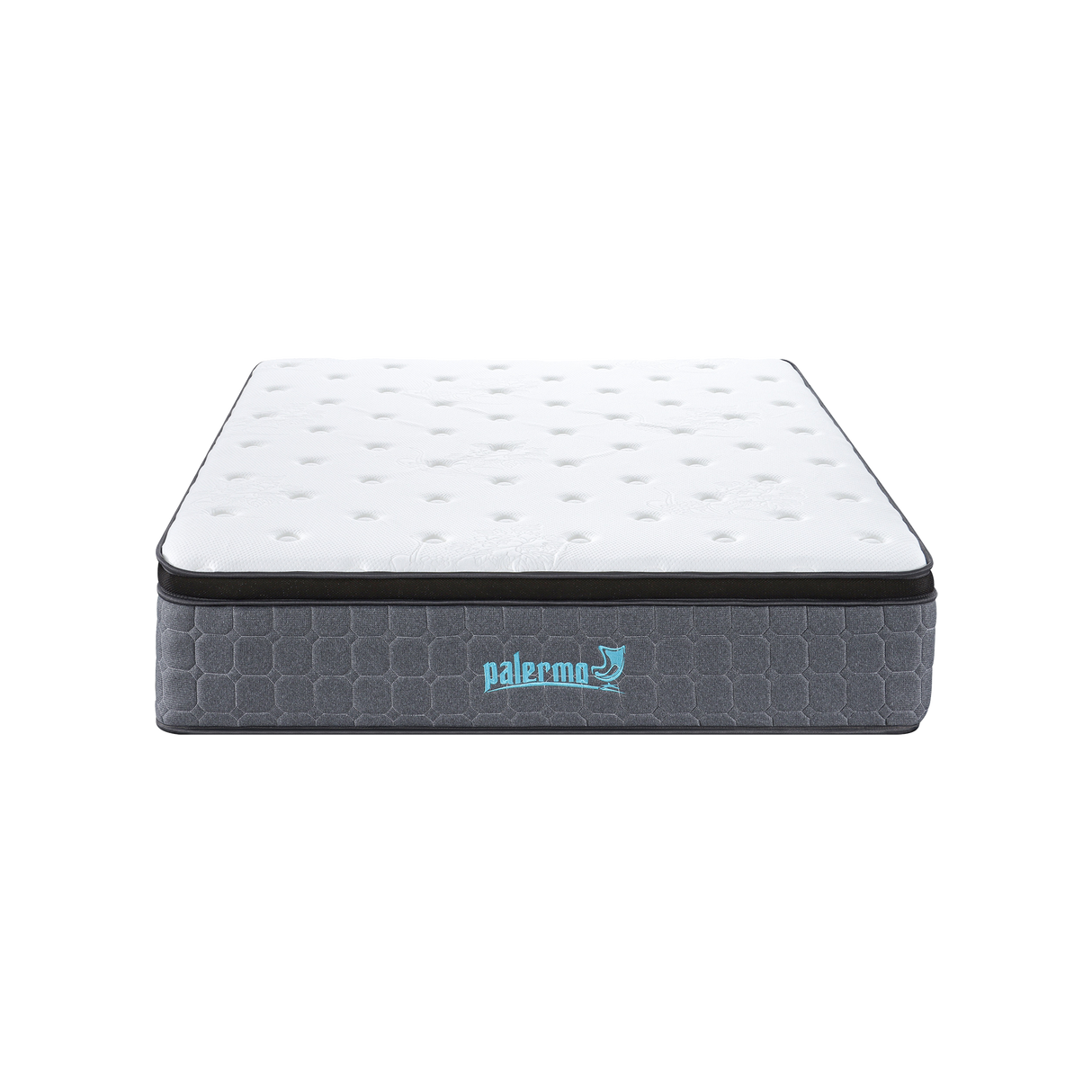 Queen Euro Top Pocket Spring Mattress &ndash; Motion Isolation Comfort with CertiPUR-US&reg; Certified Foam Layers
