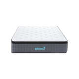 Queen Euro Top Pocket Spring Mattress &ndash; Motion Isolation Comfort with CertiPUR-US&reg; Certified Foam Layers - Rear View