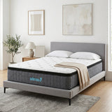 Queen Euro Top Pocket Spring Mattress &ndash; Motion Isolation Comfort with CertiPUR-US&reg; Certified Foam Layers