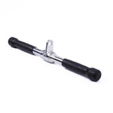 Revolving Straight Bar Gym Cable Attachment - Front View