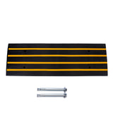 Curb Ramp Rubber Driveway - Front View