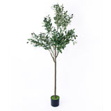 150cm Artificial Olive Tree &ndash; Tall Realistic Faux Green Indoor Plant for Home & Office
