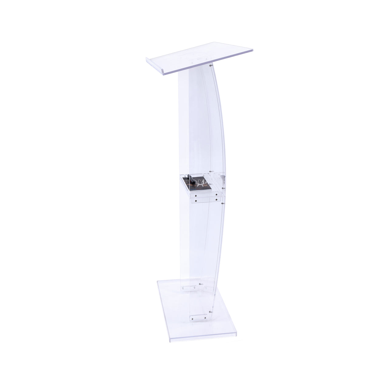 120cm Acrylic Podium Stand Transparent