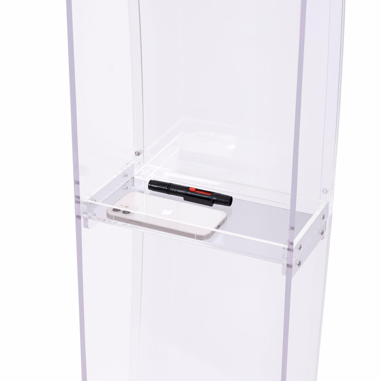 120cm Acrylic Podium Stand Transparent