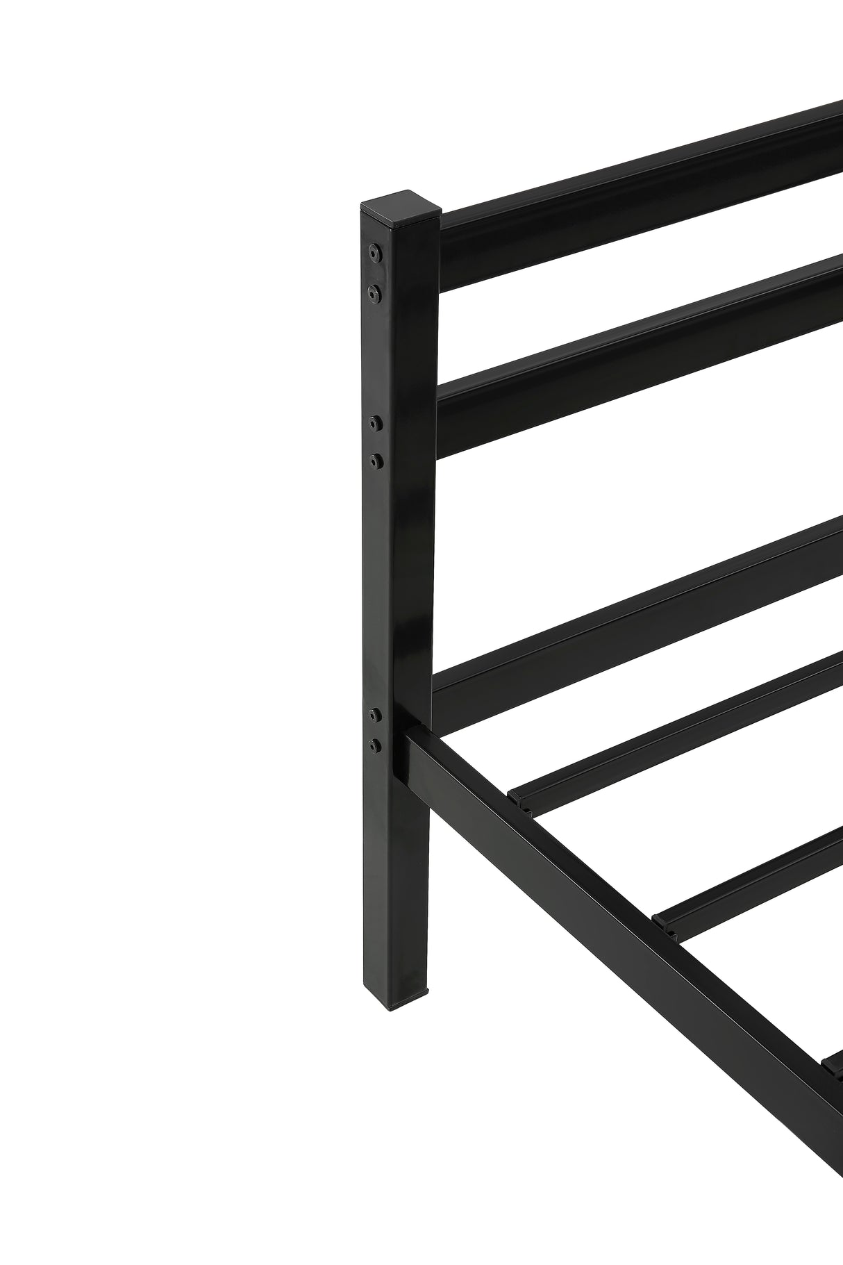 Single Daybed Metal Frame Sofa Premium Black Day Bed Steel Support