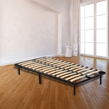 King Single Metal Bed Frame - Side View