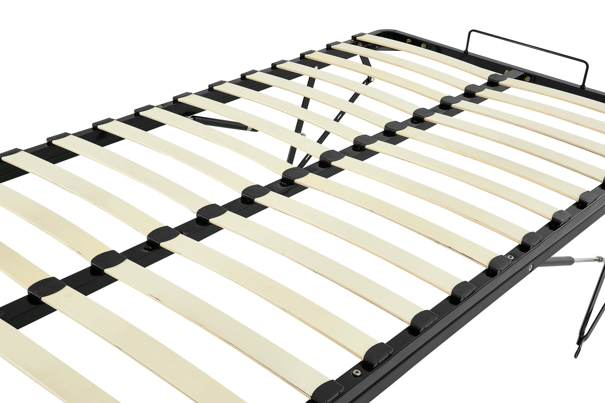 King Single Gas Lift Bed Mechanism with Frame &ndash; Storage Platform & Sofa Bed Kit