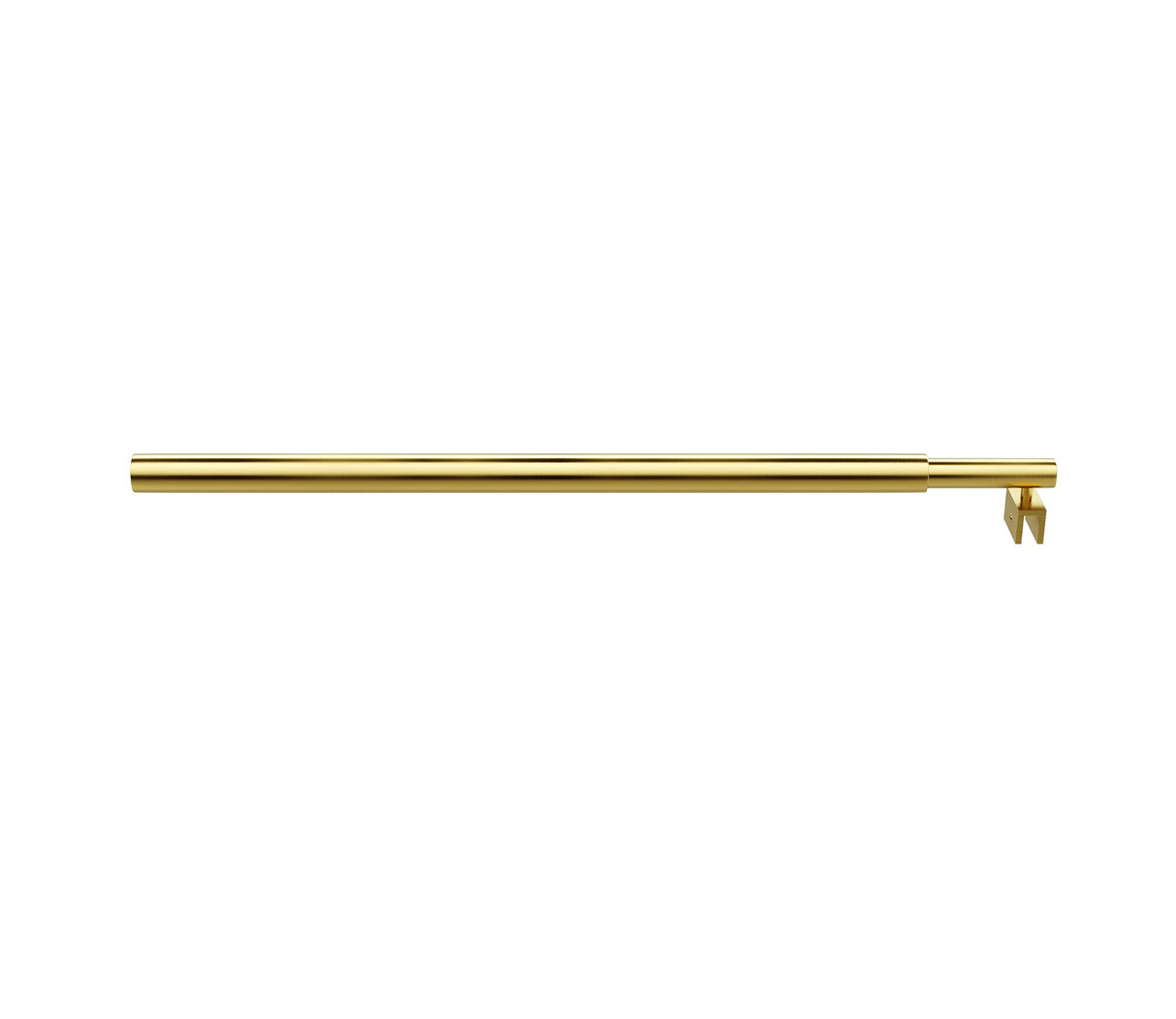 Glass Shower Screen Round Stabilising Pole in Gold