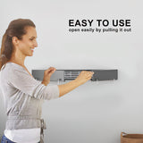 Collapsible Laundry Drying Rack &ndash; Wall Mounted Clothes Airer for Indoor or Outdoor