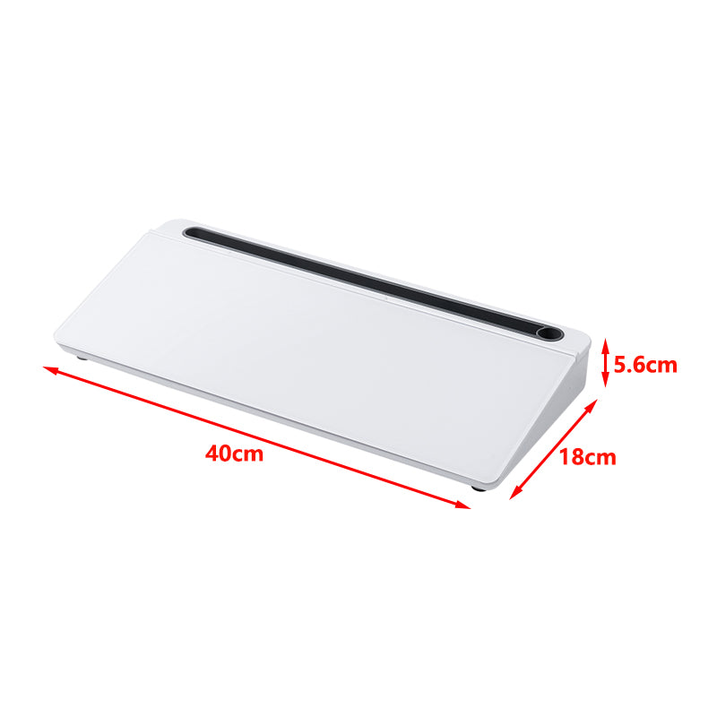 Glass Desktop Buddy Whiteboard Office Writing Desk