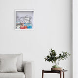 Explorer Memory Box Keepsake Picture Frame Wall Table - Top-Down View