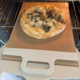 Pizza Slider Transfer Sliding Magic Peel Paddle - Top-Down View