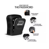 Lock Box Key Safe 4 Combination Outdoor Security Wall Mounted - Top-Down View