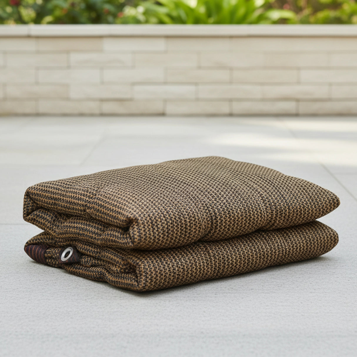 15m x 2m Fence Windscreen Privacy Screen Shade Cover Coffee Fabric Mesh Garden