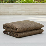 15m x 2m Fence Windscreen Privacy Screen Shade Cover Coffee Fabric Mesh Garden