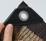 15m x 2m Fence Windscreen Privacy Screen Shade Cover Coffee Fabric Mesh Garden