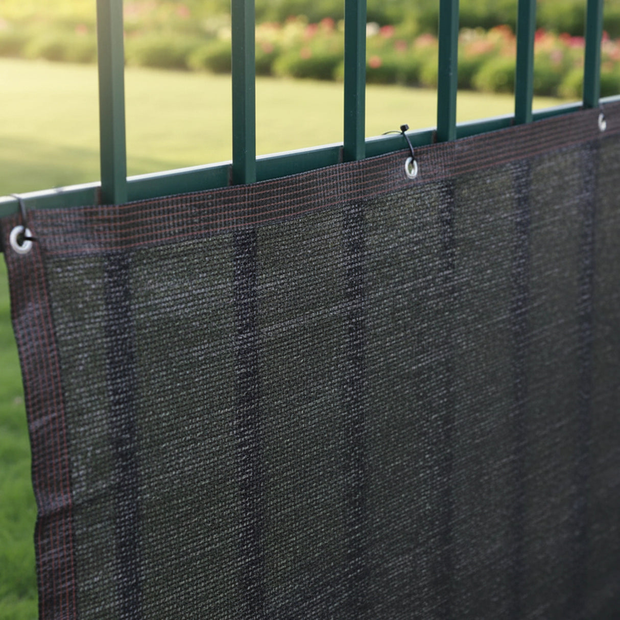 20m x 2m Fence Windscreen Privacy Screen Shade Cover Black Fabric Mesh Garden