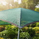 15m x 2m Fence Windscreen Privacy Screen Shade Cover Dark Green Fabric Mesh Garden