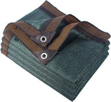 15m x 2m Fence Windscreen Privacy Screen Shade Cover Dark Green Fabric Mesh Garden - Side View