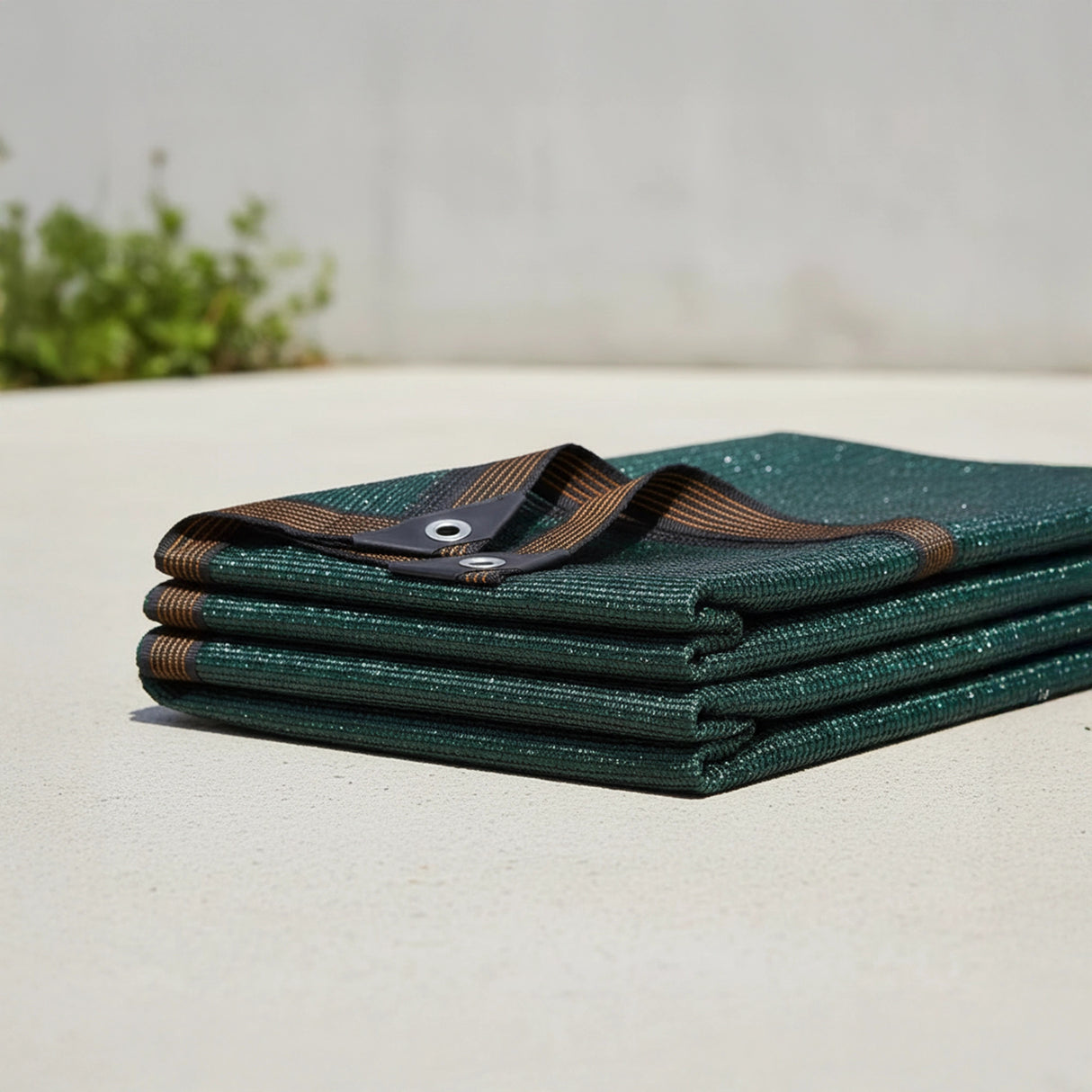 15m x 2m Fence Windscreen Privacy Screen Shade Cover Dark Green Fabric Mesh Garden