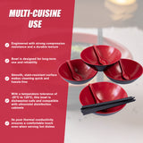 12 Piece Ramen Noodle Bowl with Spoon and Chopsticks Black Red - Extra Image
