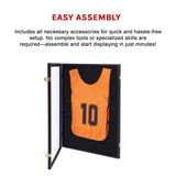 Jersey Display Frame Case 590 x 790 x 40mm Lockable JBox - Extra Image