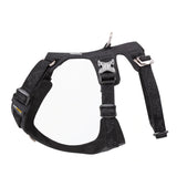 Whinhyepet Dog Harness - Black, 2XS - Top-Down View