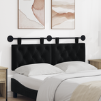 Hanging Headboard Black Velvet