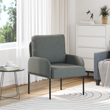 Sofas with Cushion 55cm Dark Grey Plywood