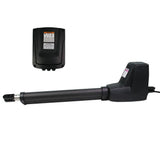 400KG Single Swing Auto Motor Remote Gate Opener With 10W Mono Backup Solar - Top-Down View