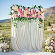1M Artificial Flower Runner Arrangement Panel Wall Rose DIY Wedding Party D&eacute;cor