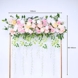 1M Artificial Flower Runner Arrangement Panel Wall Rose DIY Wedding Party D&eacute;cor - Extra Image