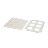 Cupcake Box 6 Holes Window Cake Party Favour 100 Boxes - Low Angle