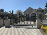 Telescopic Sliding Gate Pulley System
