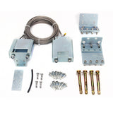 Telescopic Sliding Gate Pulley System - 45-Degree Angle