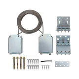 Telescopic Sliding Gate Pulley System - Close-Up Angle